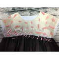 cotton silk fabric girls boutique clothing